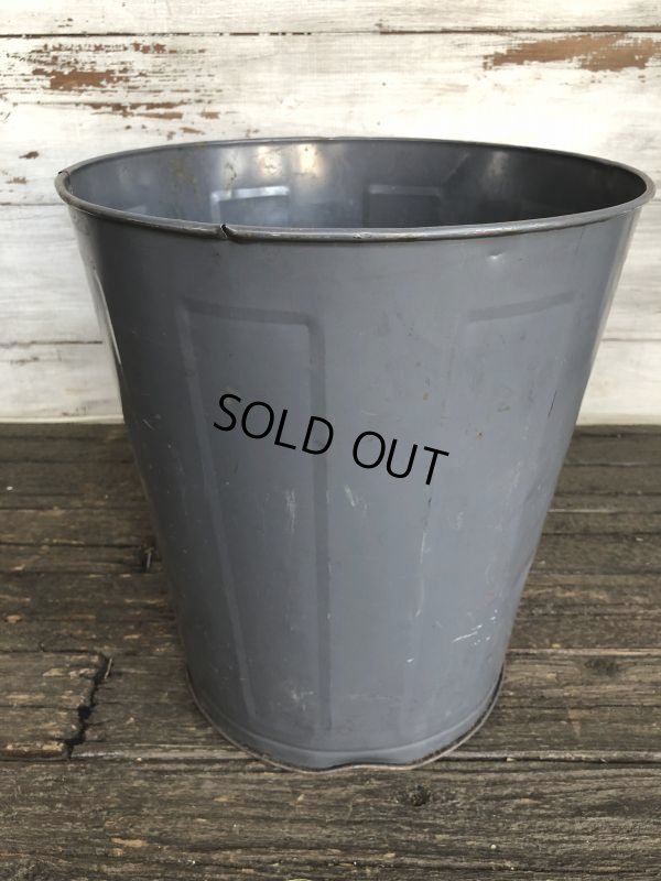 画像4: Vintage Mipro Industrial Metal Trush Can (J391)