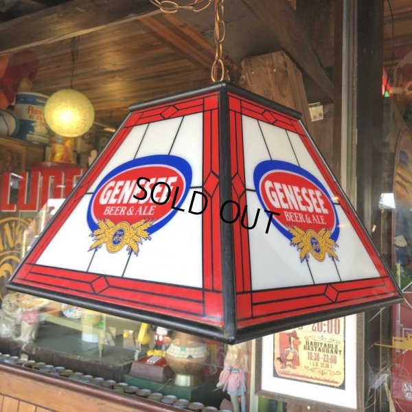 画像10: Vintage Genesee Beer Square Hanging Bar Light (J401)