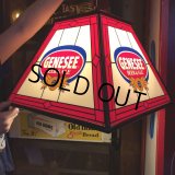 Vintage Genesee Beer Square Hanging Bar Light (J401)
