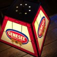 画像2: Vintage Genesee Beer Square Hanging Bar Light (J401) (2)