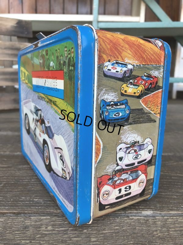 画像3: 60s Vintage Lunch Box Auto Race Magnetic Game Kit (J404)