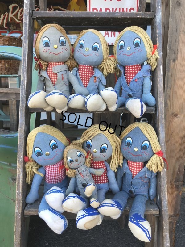 画像11: 70s Vintage LEVI'S Denim Rag Doll (J410)
