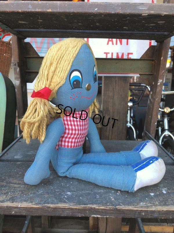 画像3: 70s Vintage LEVI'S Denim Rag Doll (J410)