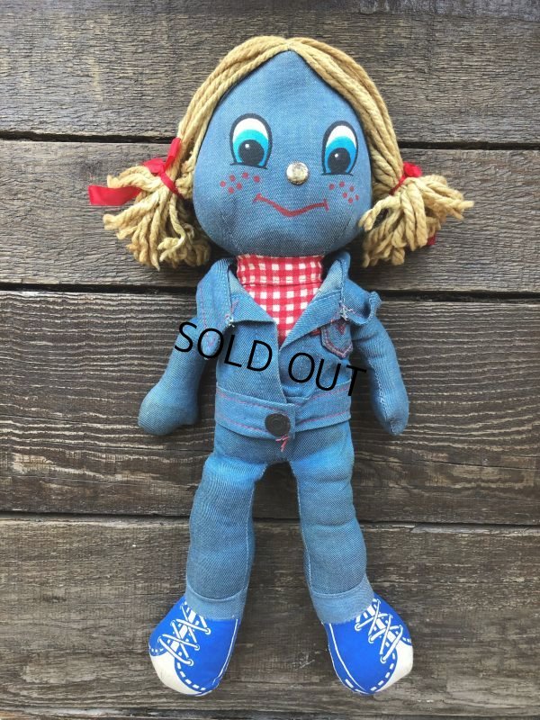 画像9: 70s Vintage LEVI'S Denim Rag Doll (J409)