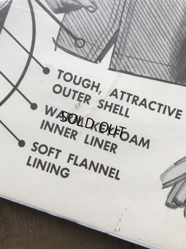 画像3: Vintage KEY Work Insulated Jackets Cardboard Advertising Sign (J413)