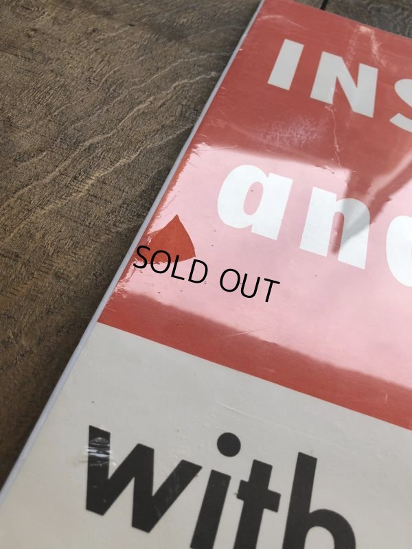 画像6: Vintage KEY Work Insulated Jackets Cardboard Advertising Sign (J413)