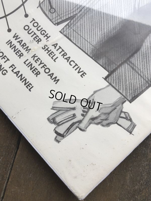 画像4: Vintage KEY Work Insulated Jackets Cardboard Advertising Sign (J413)