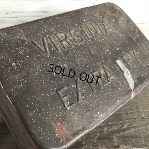 画像8: Vintage VIRGINIA EXTRA DRY EARLY 1900'S TOBACCO Tin (J416)