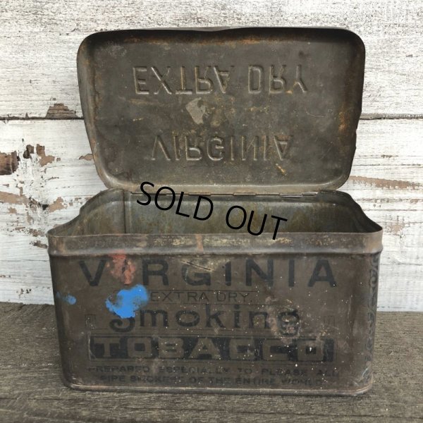 画像1: Vintage VIRGINIA EXTRA DRY EARLY 1900'S TOBACCO Tin (J416)    