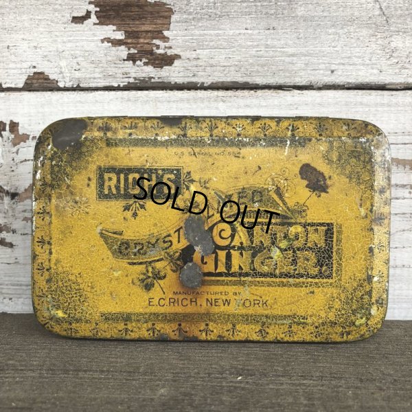 画像1: Vintage Rich's Crystallized Canton Ginger Early 1900's Tin (J414)    