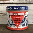 画像1: Vintage Never-Dull Magic Wadding Polish Tin Can (J424) (1)