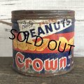 Vintage Crown Party Peanuts Tin Can (J423)