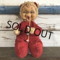 Vintage Rubber Face Doll Sleepy Kitty Cat (J421)