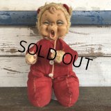 Vintage Rubber Face Doll Sleepy Kitty Cat (J421)