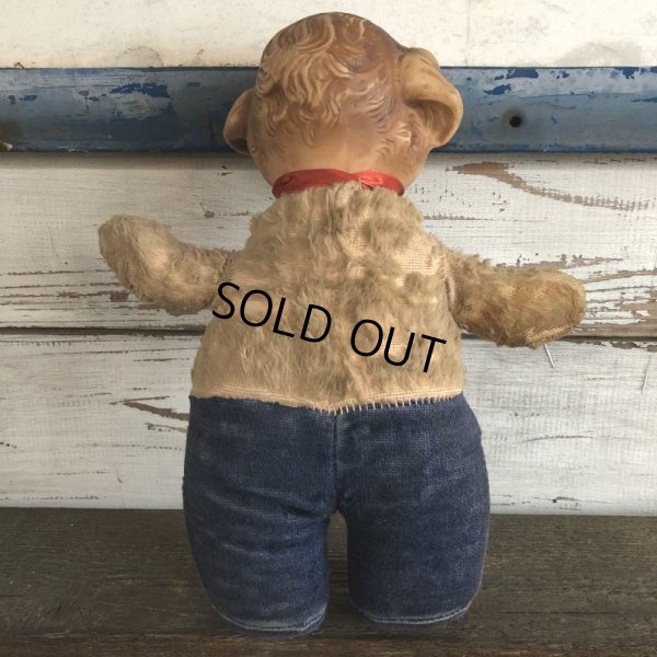 画像3: Vintage IDEAL Rubber Face Dog Doll Engineer (J420)