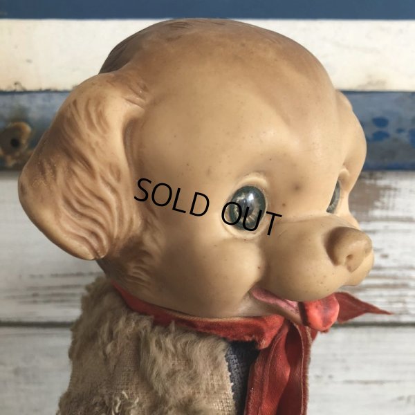 画像7: Vintage IDEAL Rubber Face Dog Doll Engineer (J420)