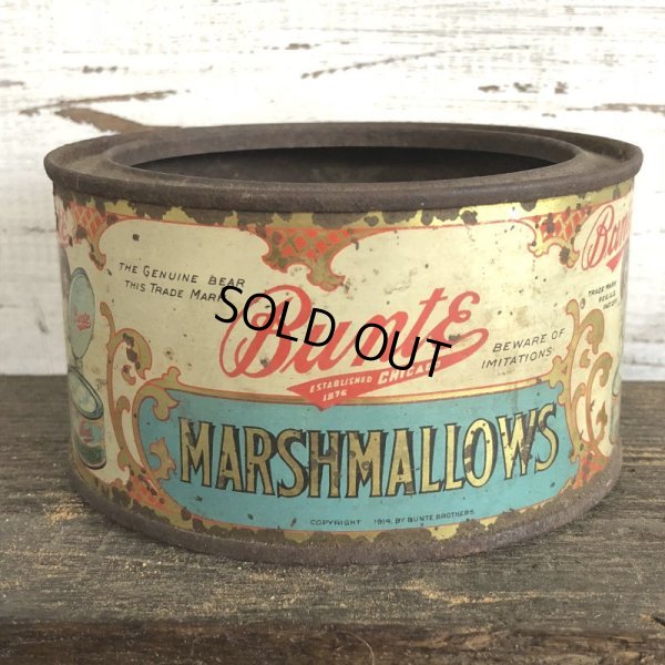 画像1: Vintage Bunte Marshallows Tin Can (J422)