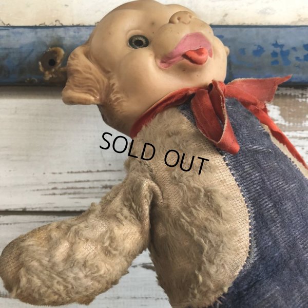 画像8: Vintage IDEAL Rubber Face Dog Doll Engineer (J420)