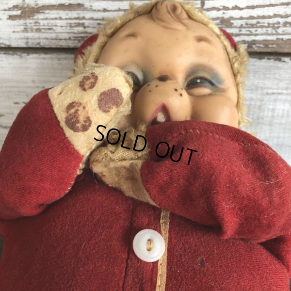 画像7: Vintage Rubber Face Doll Sleepy Kitty Cat (J421)