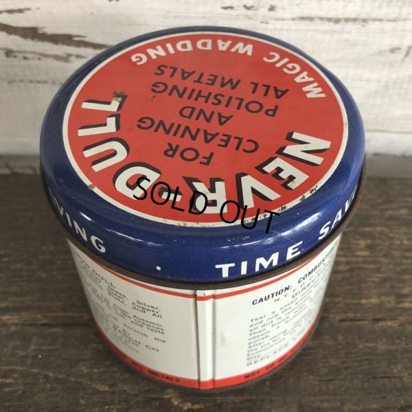 画像9: Vintage Never-Dull Magic Wadding Polish Tin Can (J424)