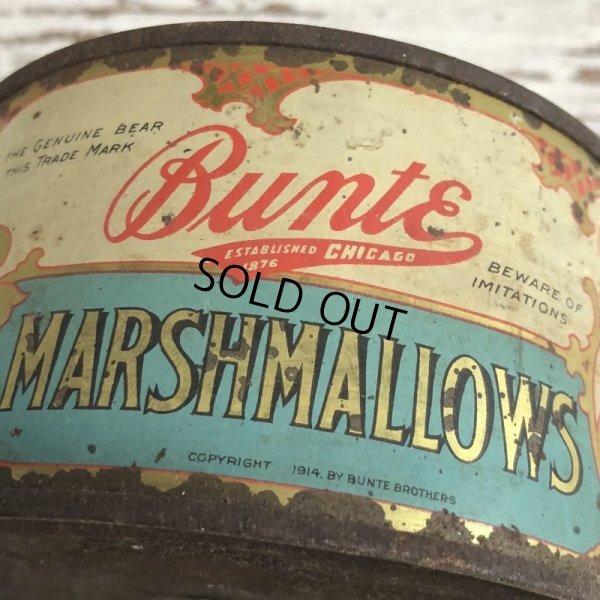 画像10: Vintage Bunte Marshallows Tin Can (J422)