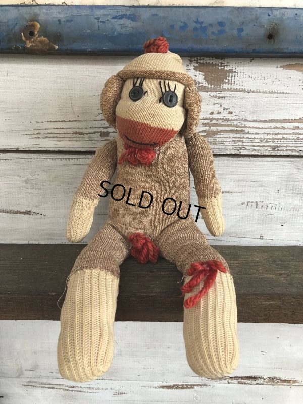 画像1: Vintage Sock Monkey (J428)