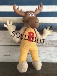 60s Vintage Terry Toons Bullwinkle Doll (J430)