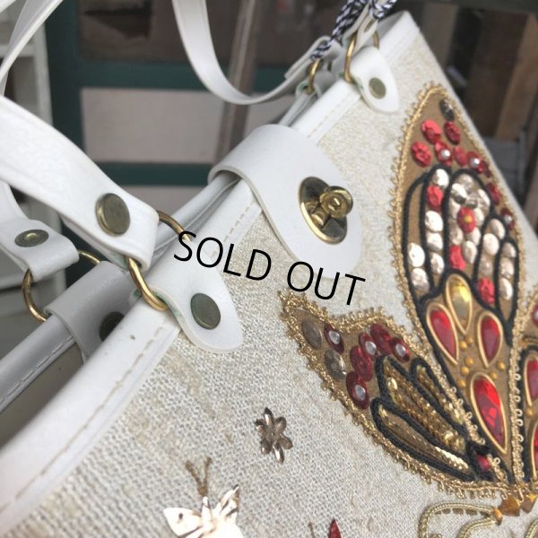 画像4: 60s Vintage Jewel Tone Handbag No.906 BUTTERFLY (J433)
