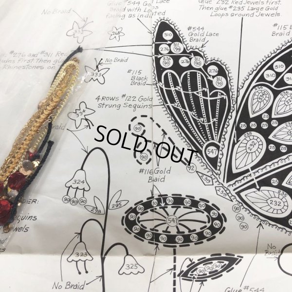 画像7: 60s Vintage Jewel Tone Handbag No.906 BUTTERFLY (J433)