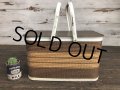 Vintage Wicker Picnic Basket Brown (J440)