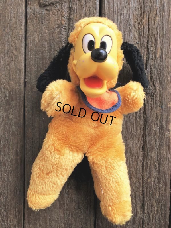 画像7: Vintage Disney Pluto Rubber Face Doll (J438)