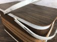 画像10: Vintage Wicker Picnic Basket Brown (J440)