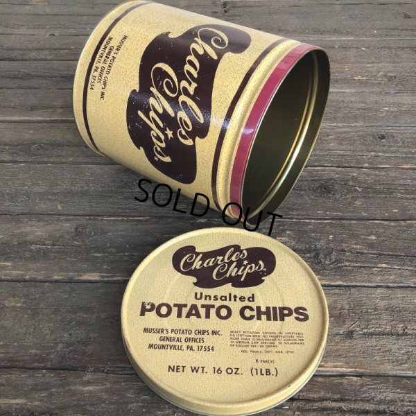 画像2: Vintage Charles Chips Tin Can (J446)