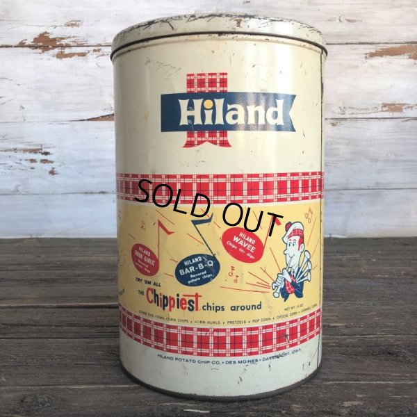 画像3: Vintage Hiland Potatochip Tin Can (J453)