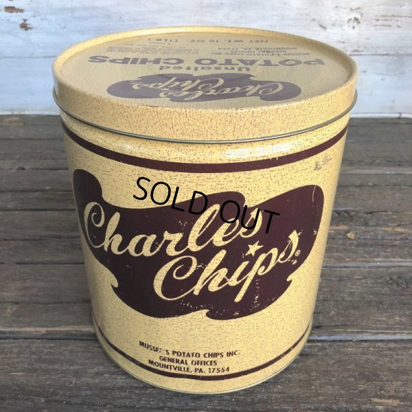 画像4: Vintage Charles Chips Tin Can (J446)