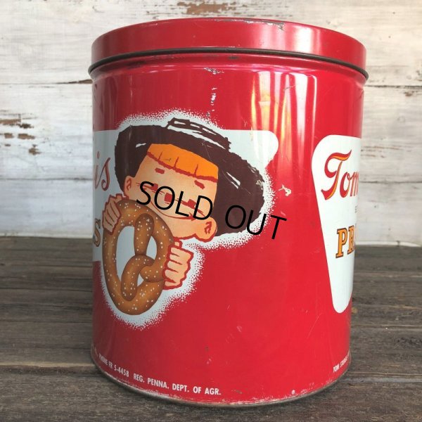 画像4: Vintage Tom Sturgis Pretzel Tin Can (J446)
