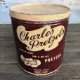 画像4: Vintage Charles Pretzels Tin Can (J447)