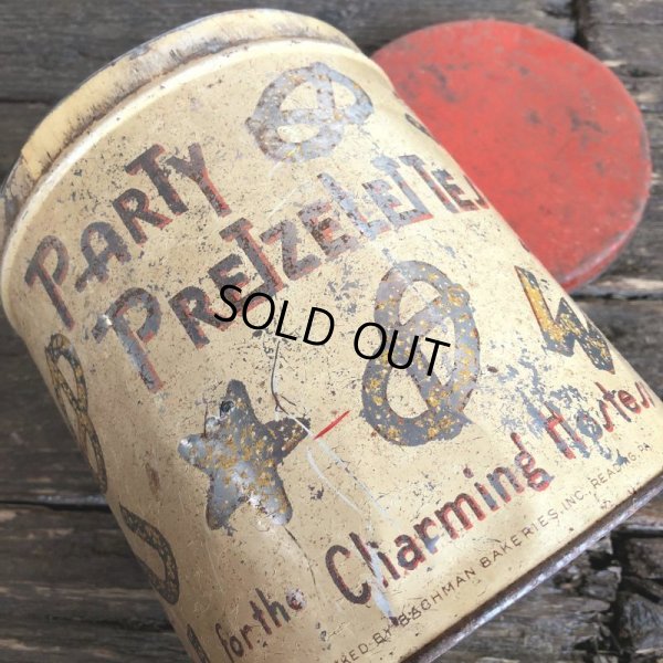 画像8: Vintage Party Pretzel Tin Can (J453)