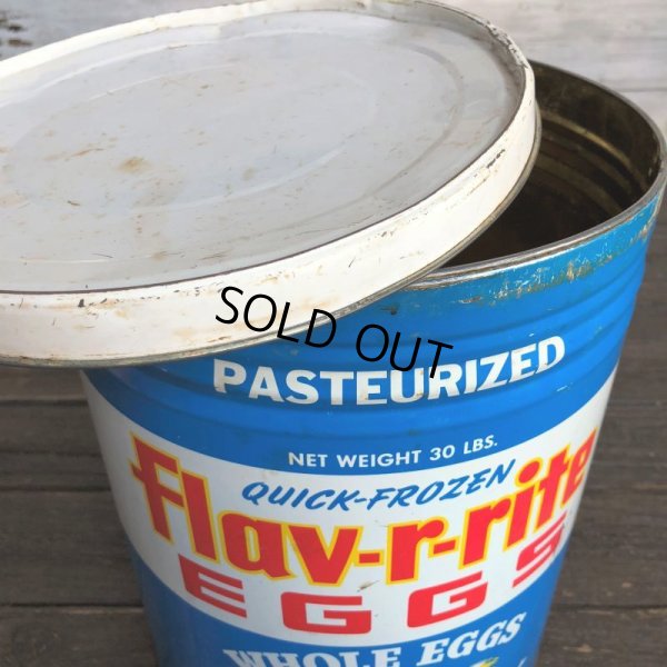 画像9: Vintage Holland Egg Flav-r-rite Eggs Tin Can (J457)