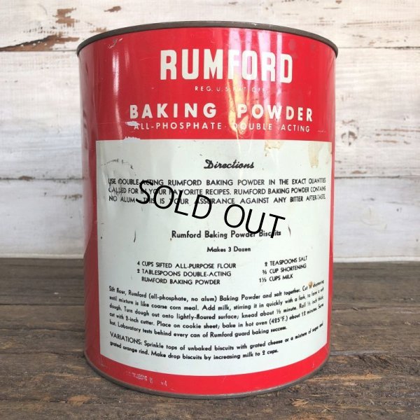 画像3: Vintage  Rumford Baking Powder Tin Can (J449)
