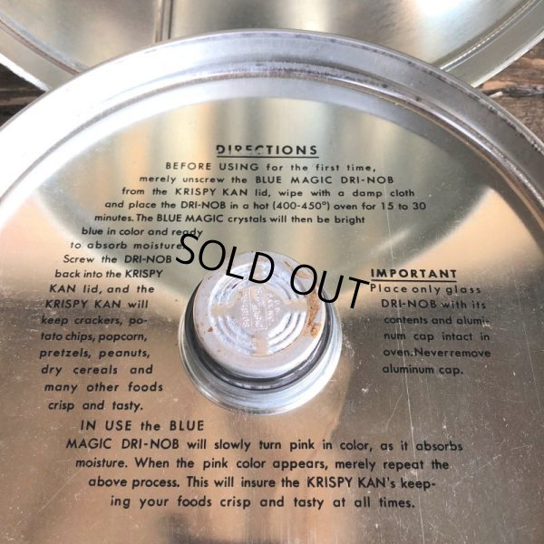 画像5: Vintage Blue Magic Krispy Kan Canister Tin Can (J450)