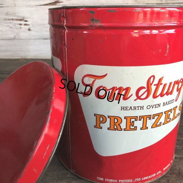 画像9: Vintage Tom Sturgis Pretzel Tin Can (J446)