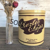 Vintage Charles Chips Tin Can (J446)