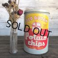 Vintage Old Dutch Potatochips Tin Can (J455)