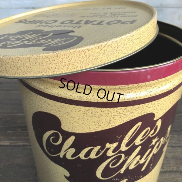 画像8: Vintage Charles Chips Tin Can (J446)