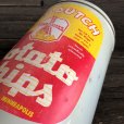 画像5: Vintage Old Dutch Potatochips Tin Can (J455)