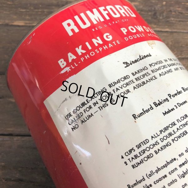 画像6: Vintage  Rumford Baking Powder Tin Can (J449)