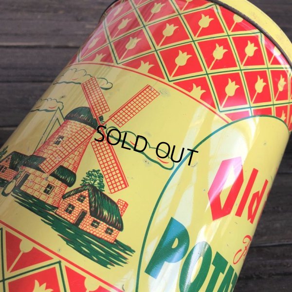 画像5: Vintage Old Dutch Potatochips Tin Can (J454)