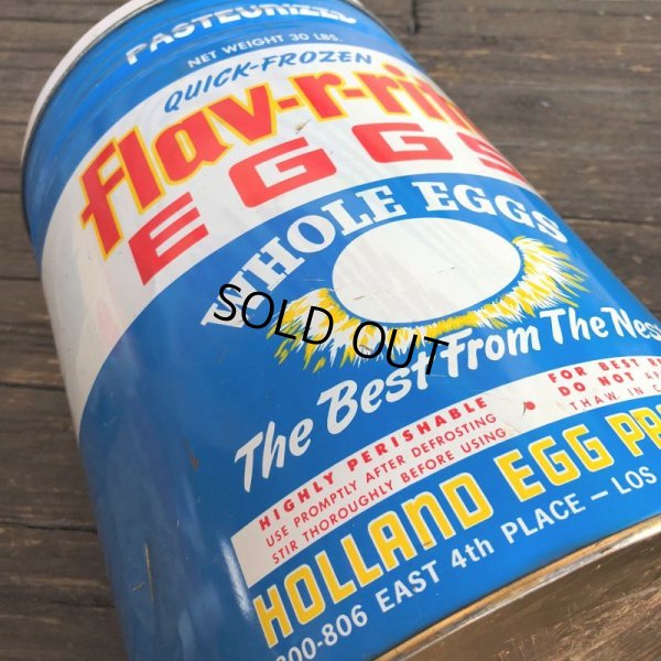 画像6: Vintage Holland Egg Flav-r-rite Eggs Tin Can (J457)
