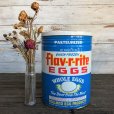 画像1: Vintage Holland Egg Flav-r-rite Eggs Tin Can (J457) (1)